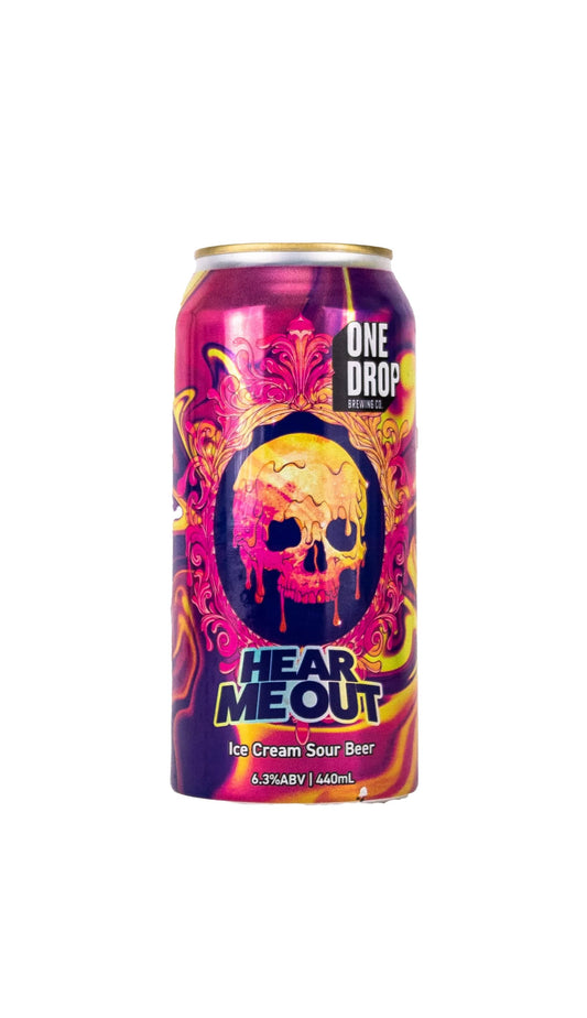Find out more or buy One Drop Hear Me Out Ice Cream Sour 440ml online at Wine Sellers Direct - Australia’s independent liquor specialists.
