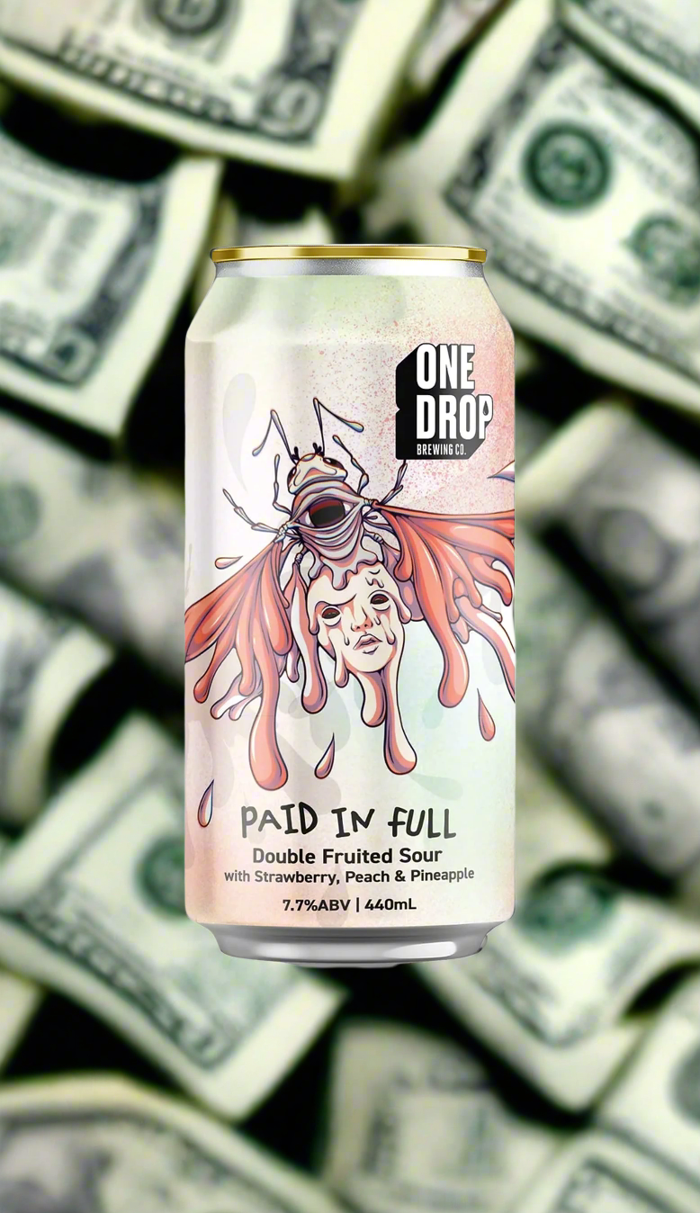 One Drop Paid In Full Double Fruited Sour 440mL