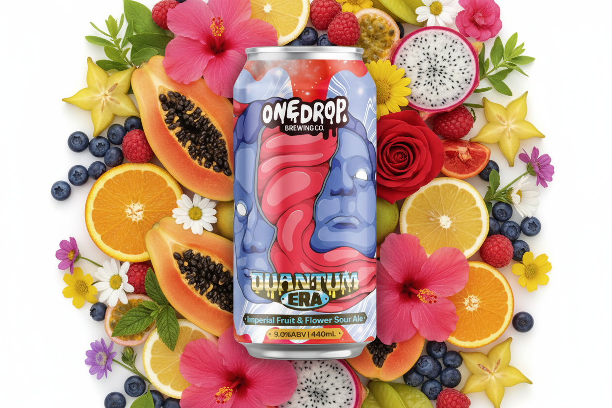 Find out more or buy One Drop Quantum Era Fruit & Flower Sour 440ml online at Wine Sellers Direct - Australia’s independent liquor specialists. 