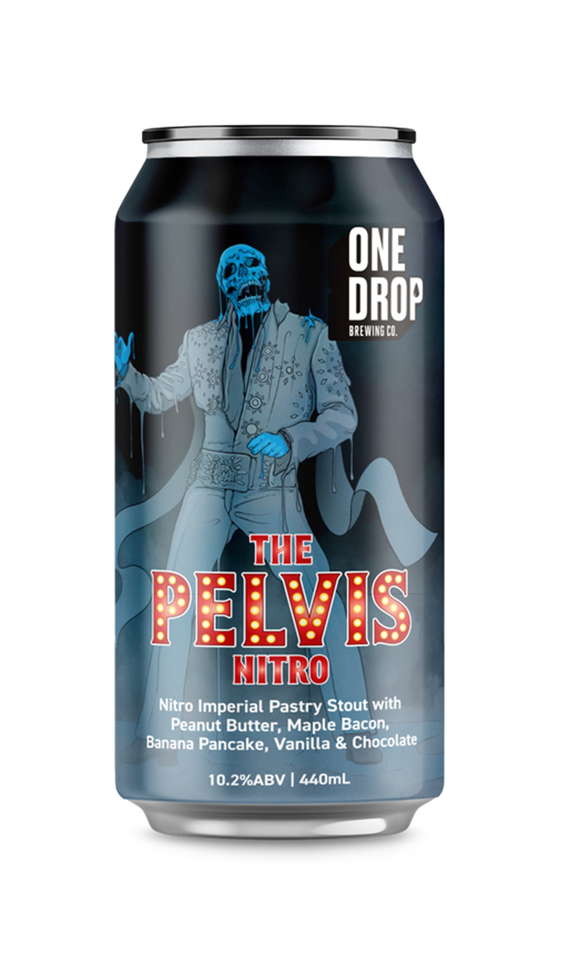 One Drop The Pelvis Nitro Imperial Pastry Stout 440mL - Wine Sellers Direct