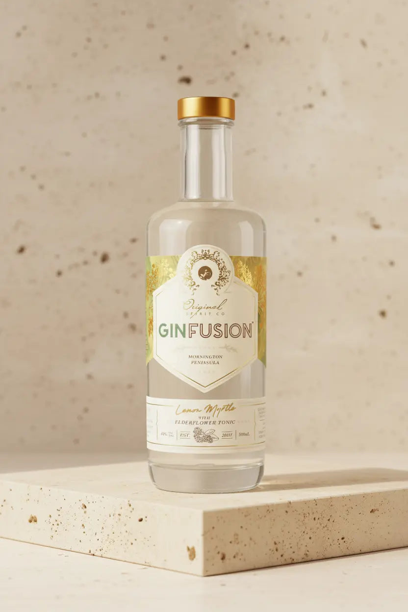 Buy Original Spirit Co Ginfusion Lemon Myrtle 500ml (Mornington Peninsula) online at Wine Sellers Direct.