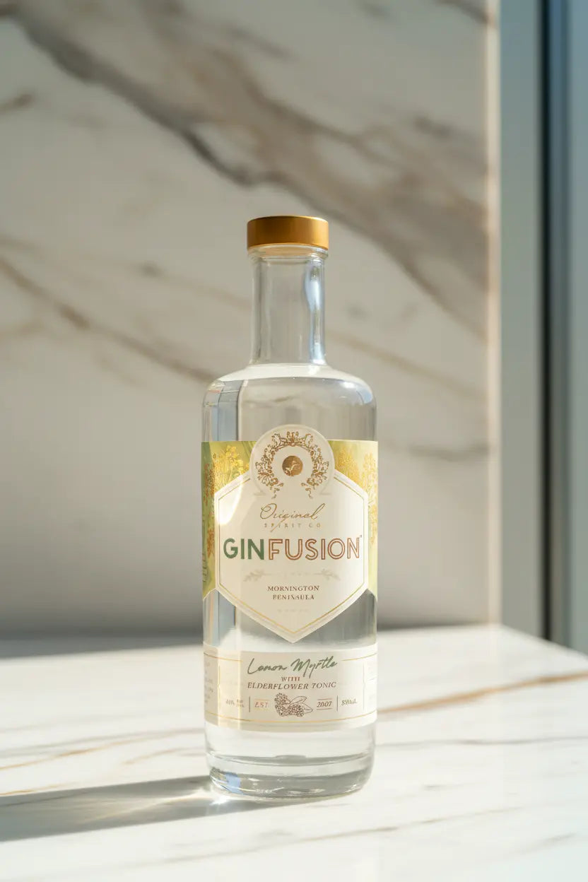 Buy Original Spirit Co Ginfusion Lemon Myrtle 500ml (Mornington Peninsula) online at Wine Sellers Direct.