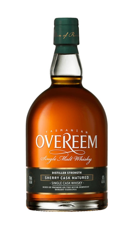 Buy Overeem Sherry Cask Single Malt Whisky 700mL (Tasmania) available at Wine Sellers Directs best prices.