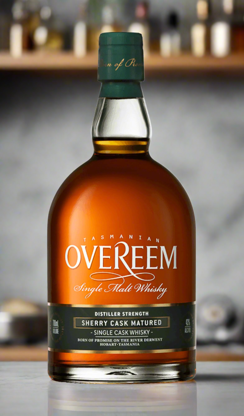 Buy Overeem Sherry Cask Single Malt Whisky 700mL (Tasmania) available at Wine Sellers Directs best prices.