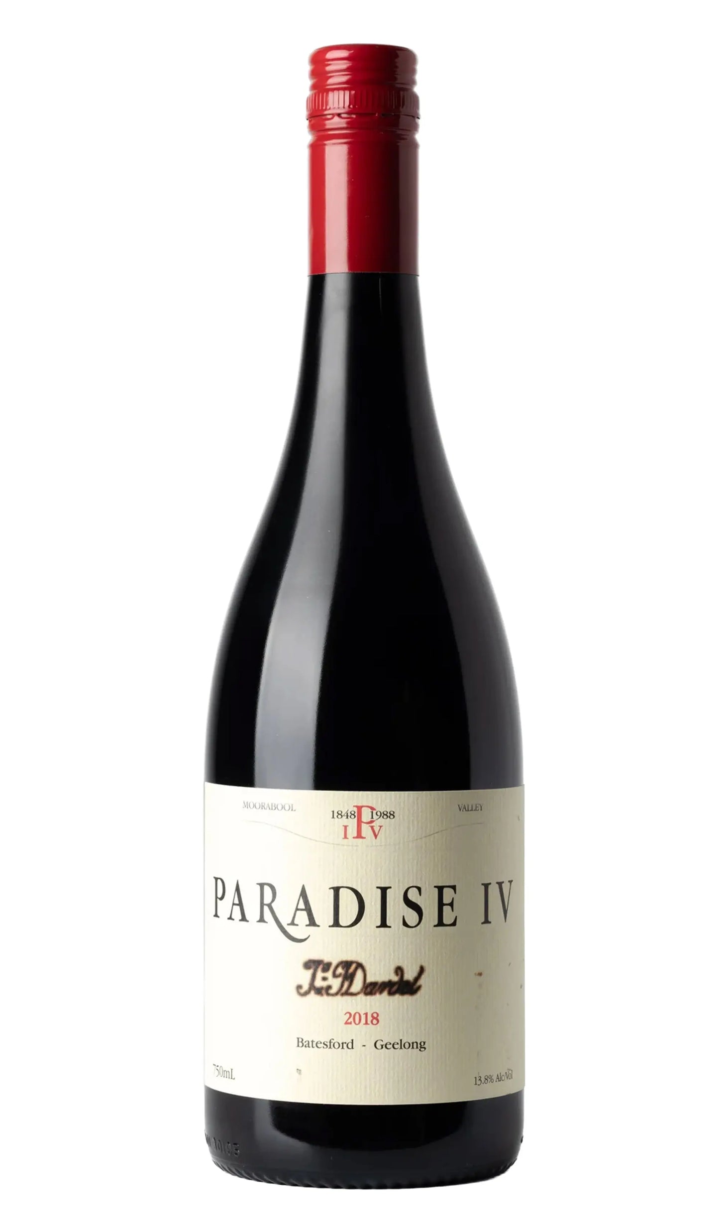 Paradise IV Dardel Shiraz 2018 750ml Bottle from Geelong