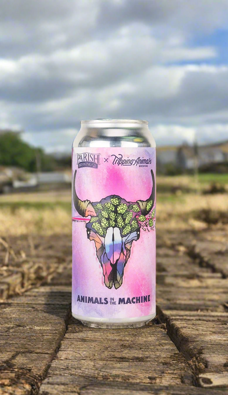 Find out more or buy Parish x Tripping Animals Animals In The Machine DIPA 473ml online at Wine Sellers Direct - Australia’s independent liquor specialists.