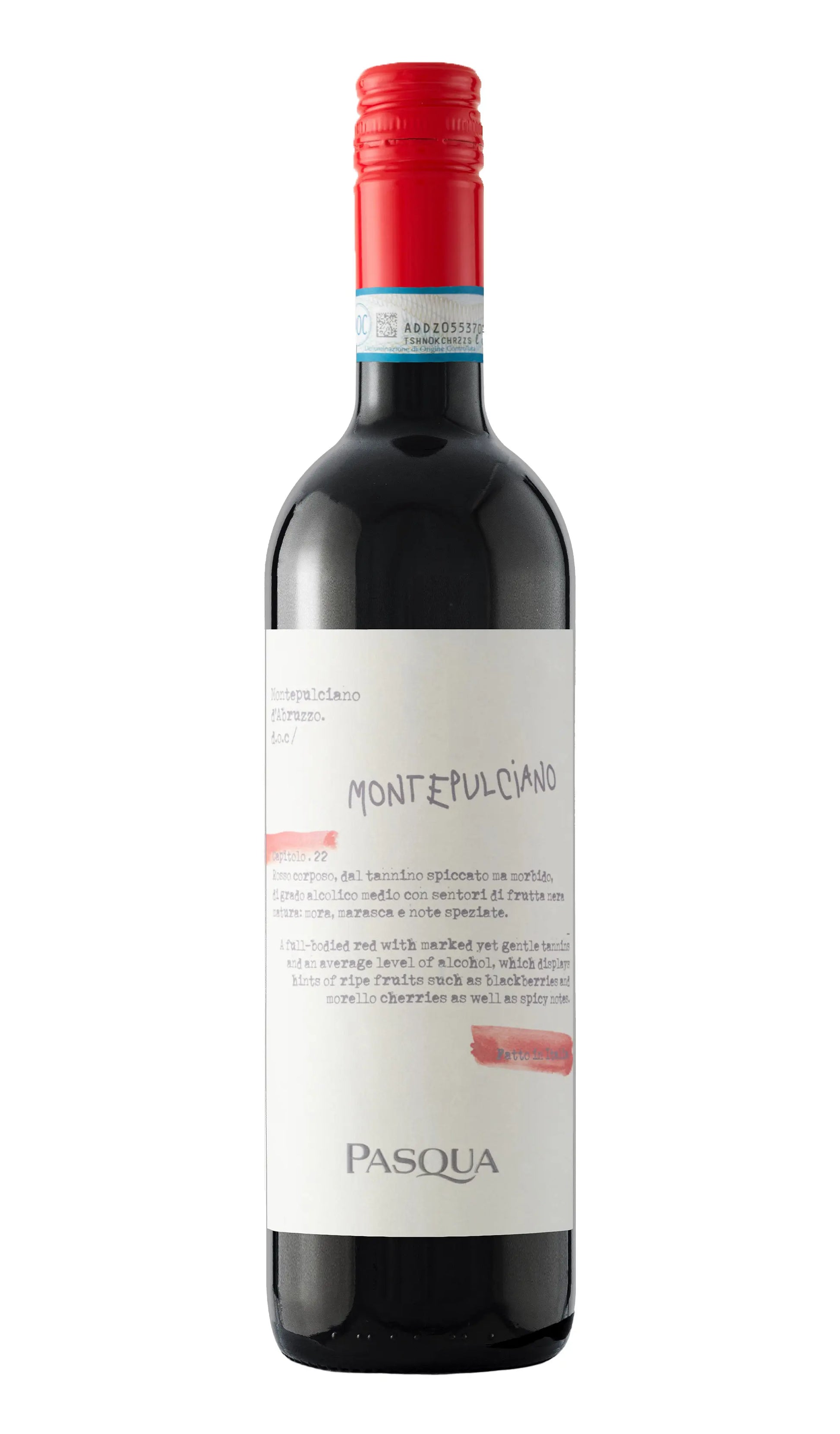 Buy Pasqua Montepulciano D’Abruzzo 2023 (Italy) online at Wine Sellers Direct's best prices.