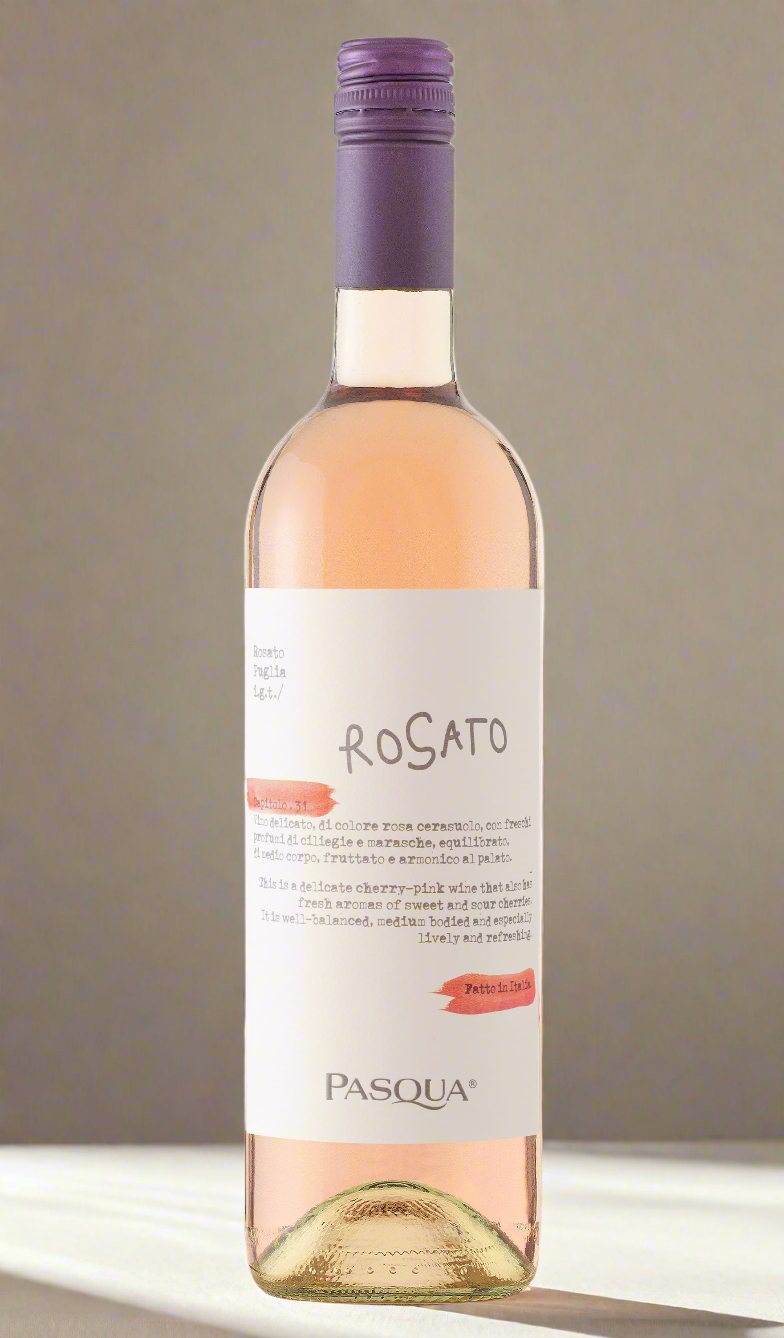 Find out more or buy Pasqua Puglia Rosato Rosé IGT (Italy) available at Wine Sellers Direct's best prices - Australia's independent liquor specialists.