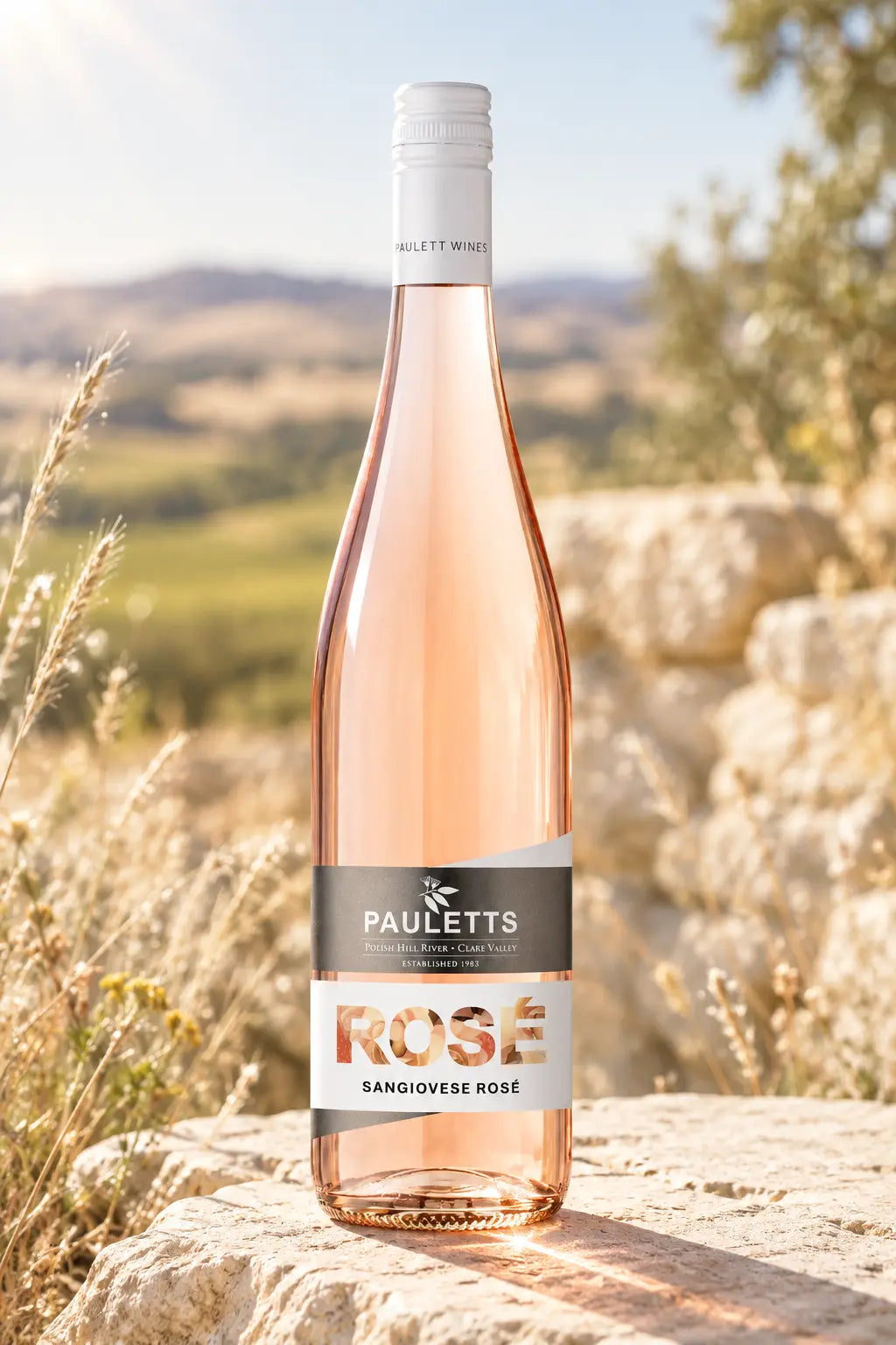 Pauletts Sangiovese Rosé 2026 750mL bottle from Clare Valley