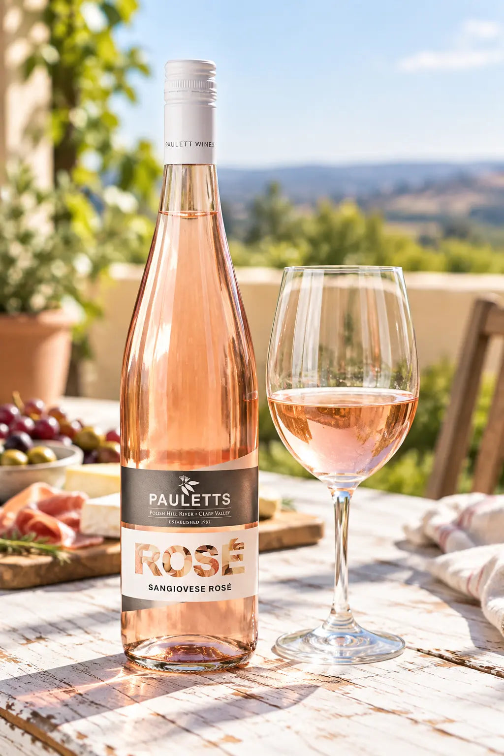 Pauletts Sangiovese Rosé 2026 750mL bottle from Clare Valley