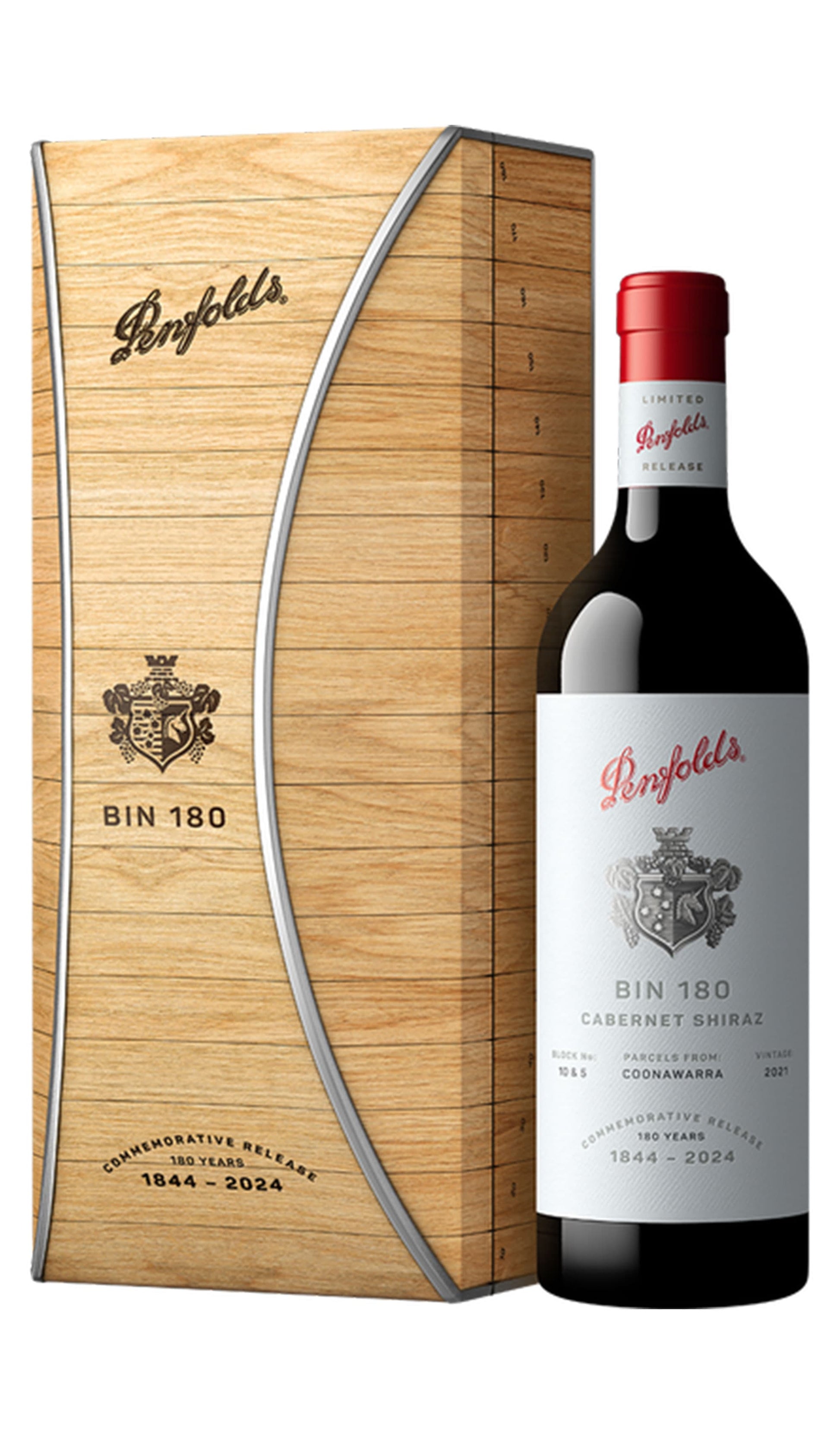 Find out more, explore the range and purchase Penfolds Bin 180 Cabernet Shiraz 2021 750mL (Gift Boxed) available online and in-store at Wine Sellers Direct - Australia's independent liquor specialists and the best prices.