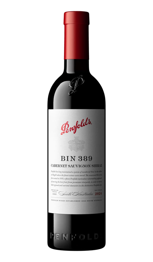 Penfolds Bin 389 Cabernet Sauvignon Shiraz 2024 750ml bottle from South Australia