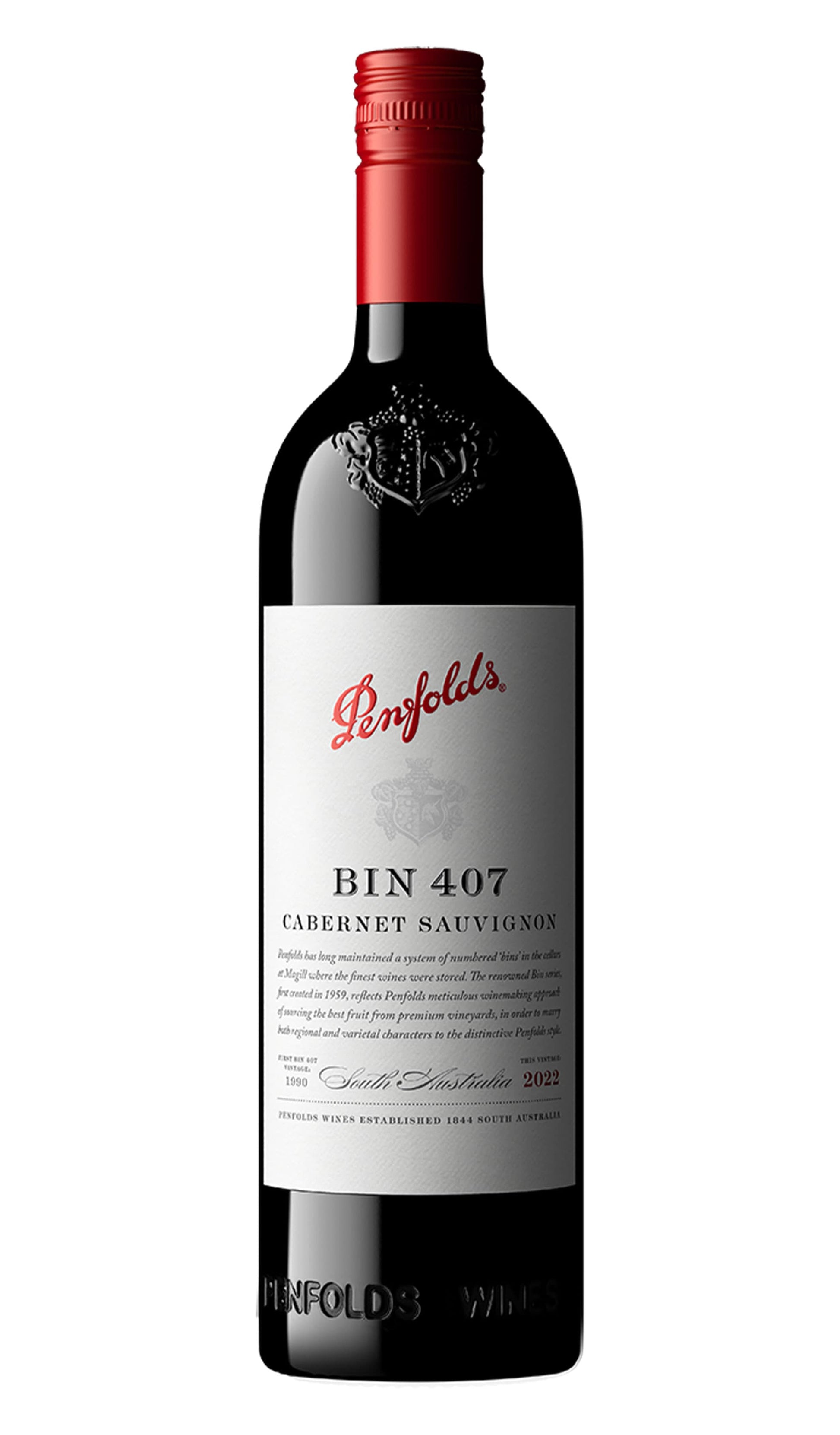 Find out more, explore the range and buy Penfolds Bin 407 Cabernet Sauvignon 2022 750mL (Gift Boxed) available online & in-store at Wine Sellers Direct - Australia's independent liquor specialists and the best prices.