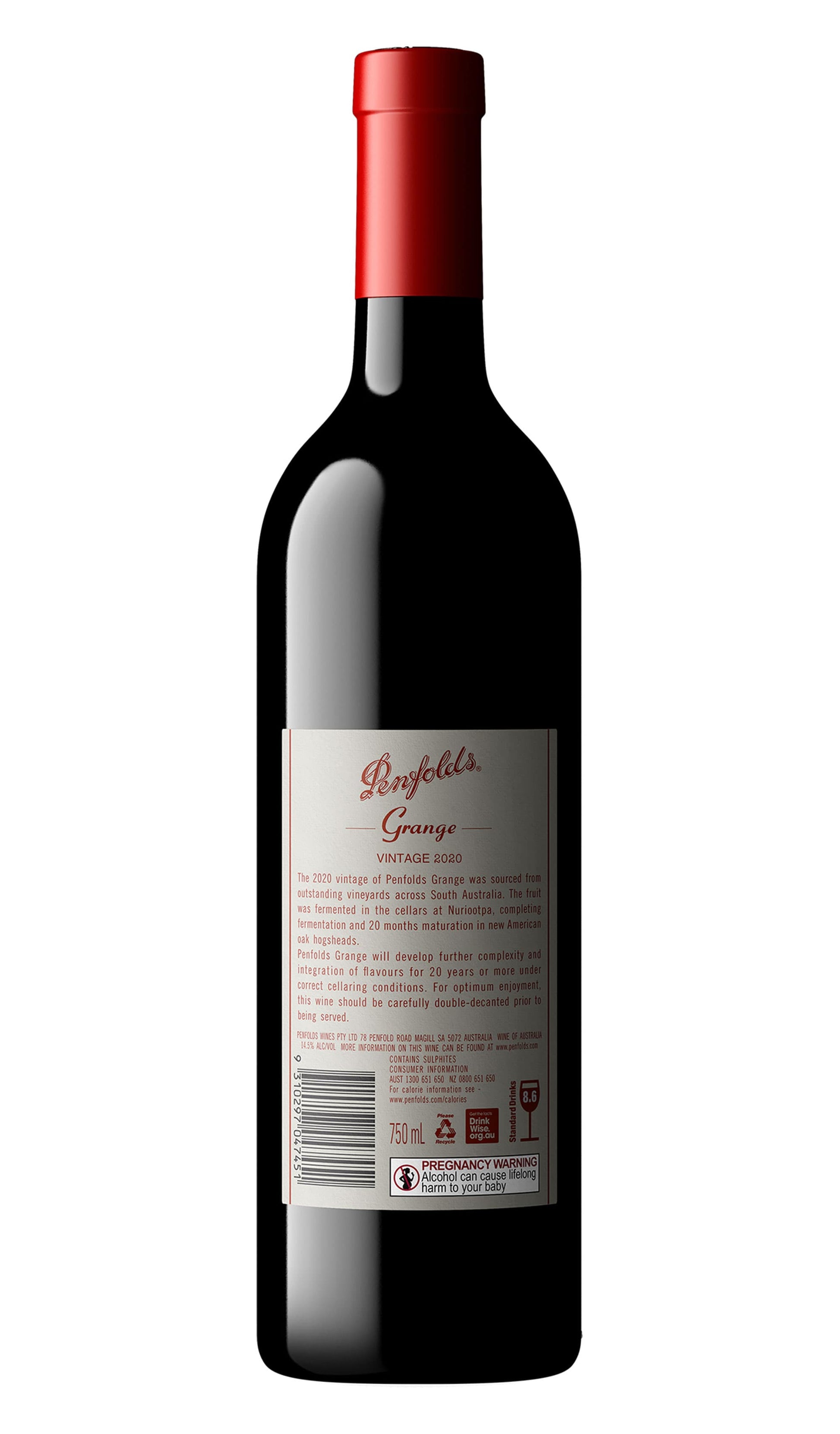 Find out more, explore the range and buy Penfolds Bin 95 Grange 2020 750mL available online and in-store at Wine Sellers Direct - Australia's independent liquor specialists and the best prices.