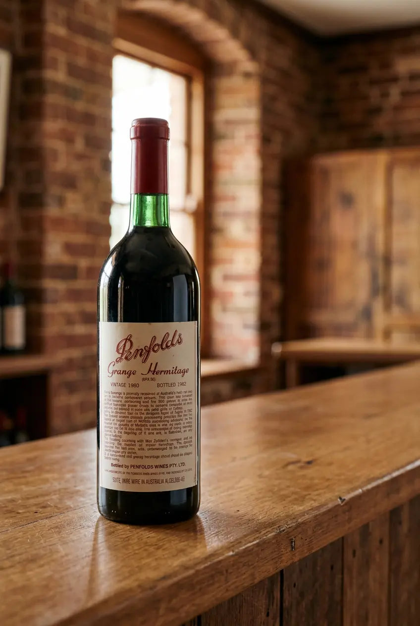 Penfolds Grange Hermitage 1980 vintage 750mL bottle from South Australia.