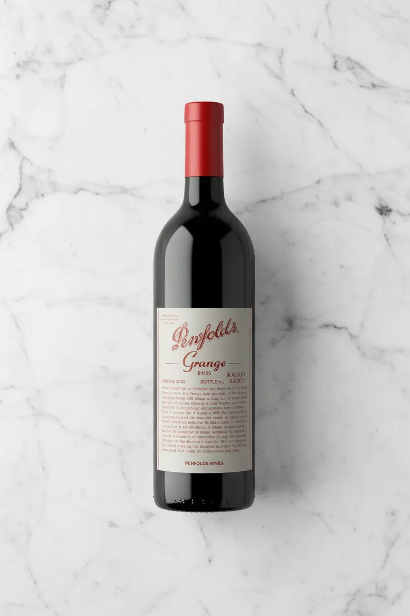 Penfolds Grange 2022 vintage 750ml bottle from South Australia.