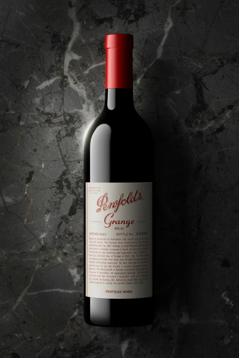 Penfolds Grange 2022 vintage 750ml bottle from South Australia.