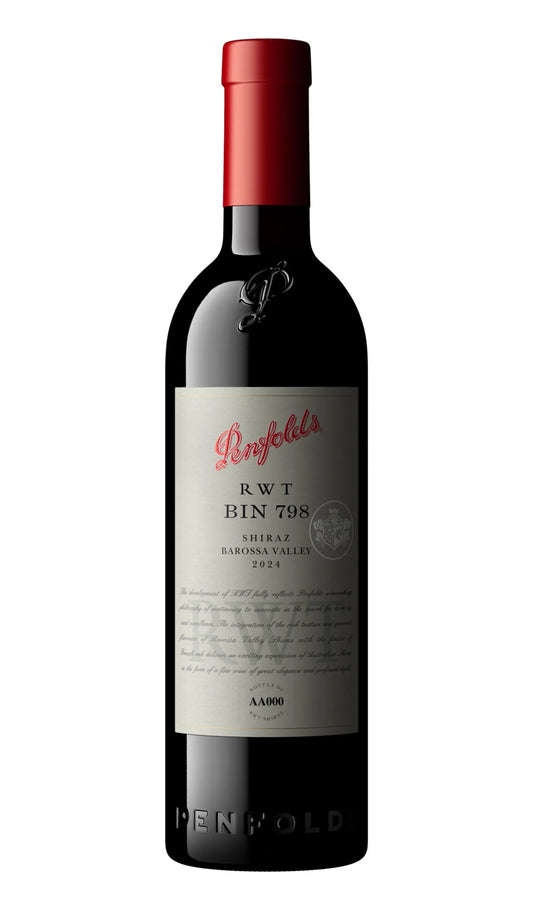 Penfolds RWT Bin 798 Shiraz 2024 750ml bottle from Barossa Valley