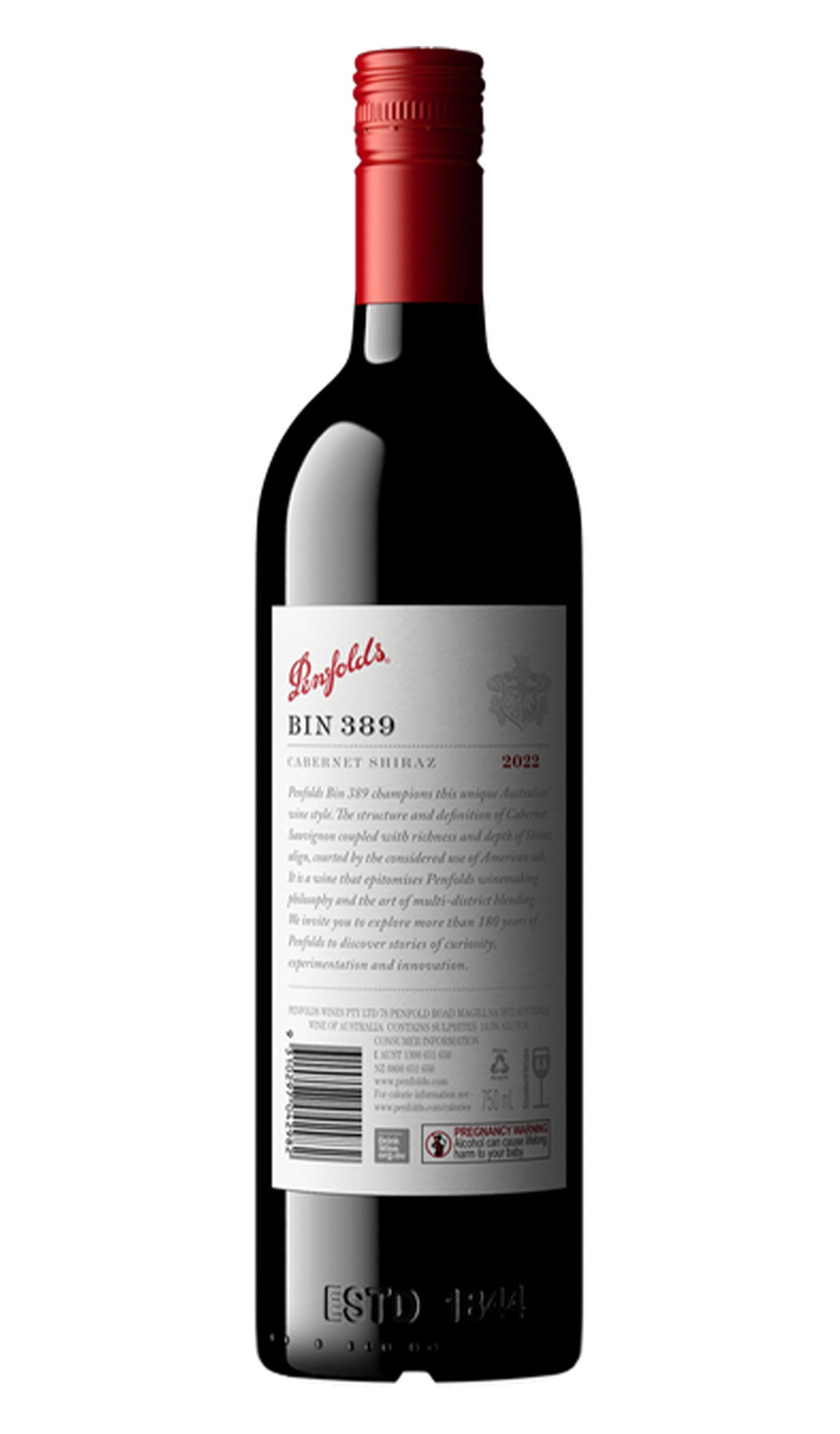 Find out more or buy Penfolds Bin 389 Cabernet Shiraz 2022 750mL online at Wine Sellers Direct - Australia’s independent liquor specialists and the best prices.