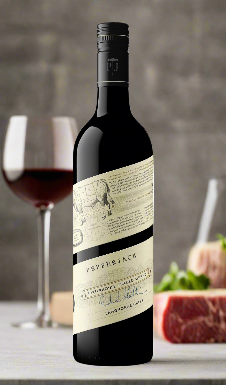 Buy Pepperjack Porterhouse Graded Collection Shiraz 2022 (Langhorne Creek) available at Wine Sellers Direct's best prices.