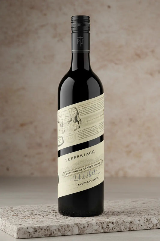 Buy Pepperjack Porterhouse Graded Collection Shiraz 2024 Langhorne Creek available at Wine Sellers Direct's best prices.