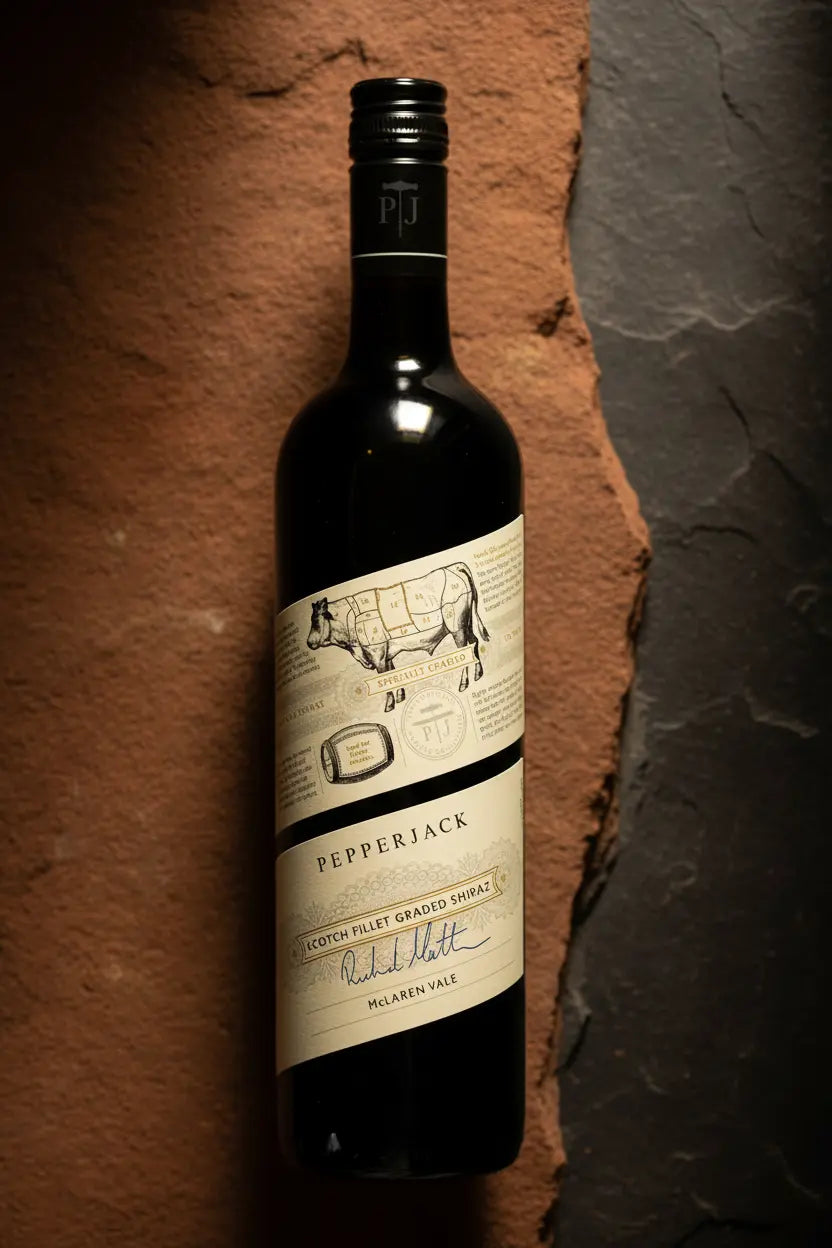 Pepperjack Scotch Fillet Graded Shiraz 2024 750ml bottle from McLaren Vale
