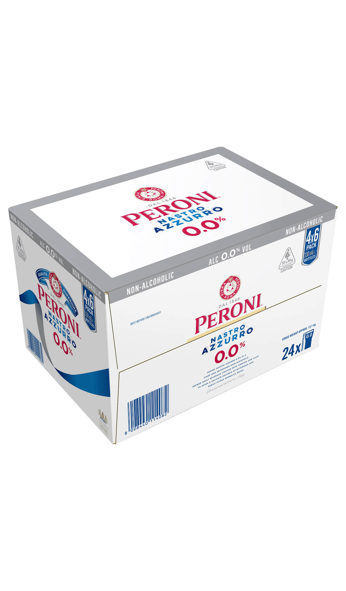 Find out more, explore the range and purchase Peroni Nastro Azzurro 0.0% zero alcohol beer online at Wine Sellers Direct - Australia's independent liquor specialists.