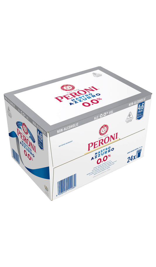 Find out more, explore the range and purchase Peroni Nastro Azzurro 0.0% zero alcohol beer online at Wine Sellers Direct - Australia's independent liquor specialists.