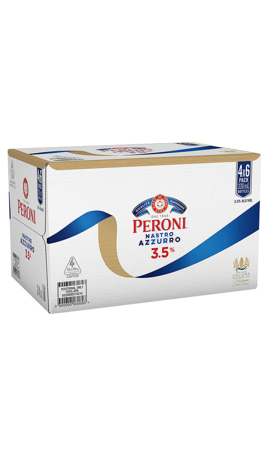 Find out more, explore the range and purchase Peroni Nastro Azzurro 3.5% 24x330ml Bottle Slab online at Wine Sellers Direct - Australia's independent liquor specialists.