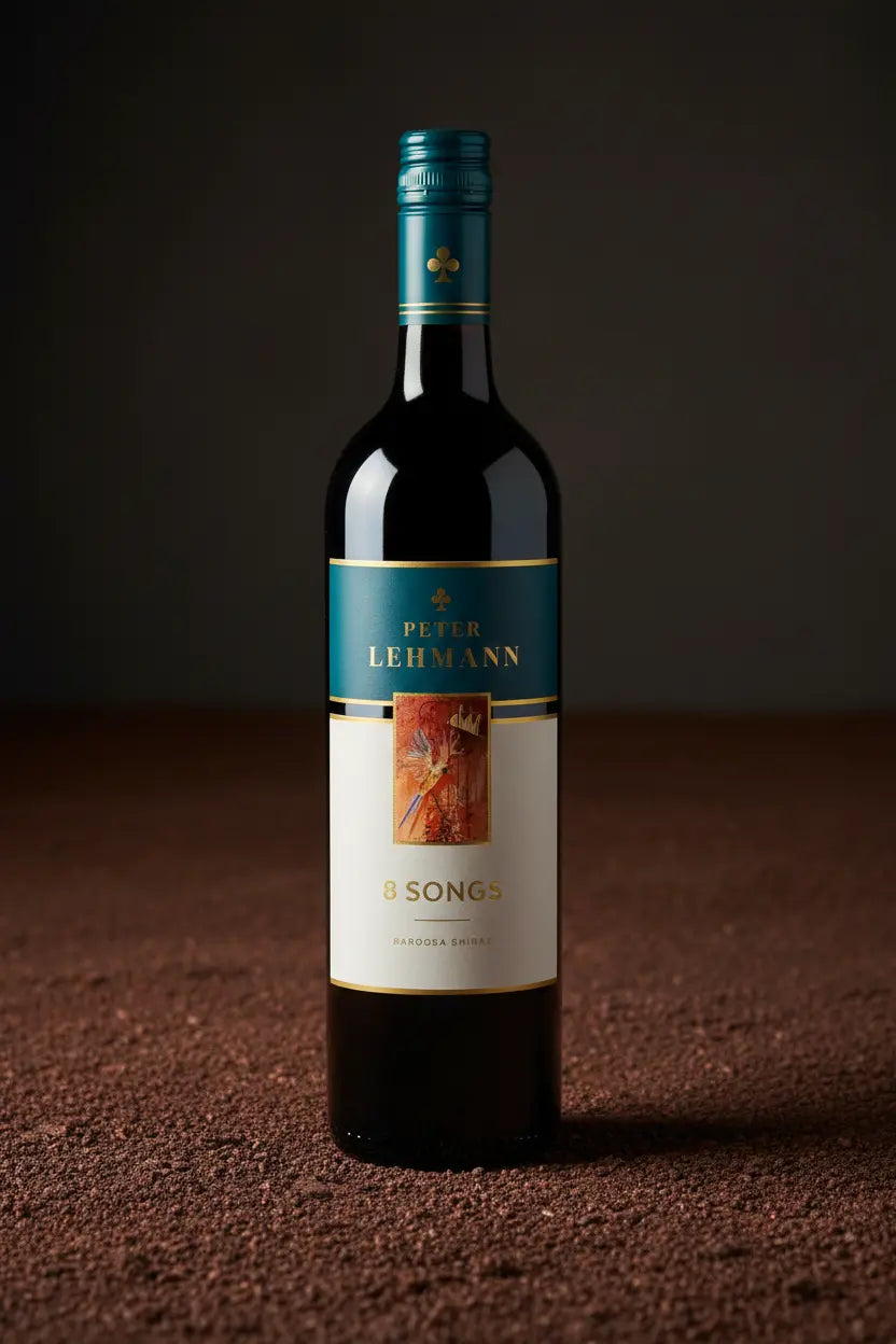 Peter Lehmann 8 Songs Shiraz 2022 bottle from Barossa Valley