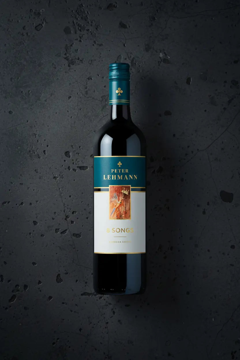 Peter Lehmann 8 Songs Shiraz 2022 bottle from Barossa Valley