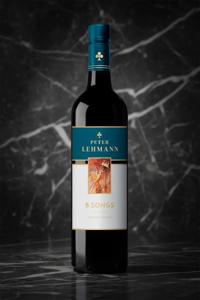 Peter Lehmann 8 Songs Shiraz 2022 bottle from Barossa Valley