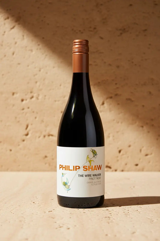 Philip Shaw The Wire Walker Pinot Noir 2025 750ml red wine bottle from Orange, NSW