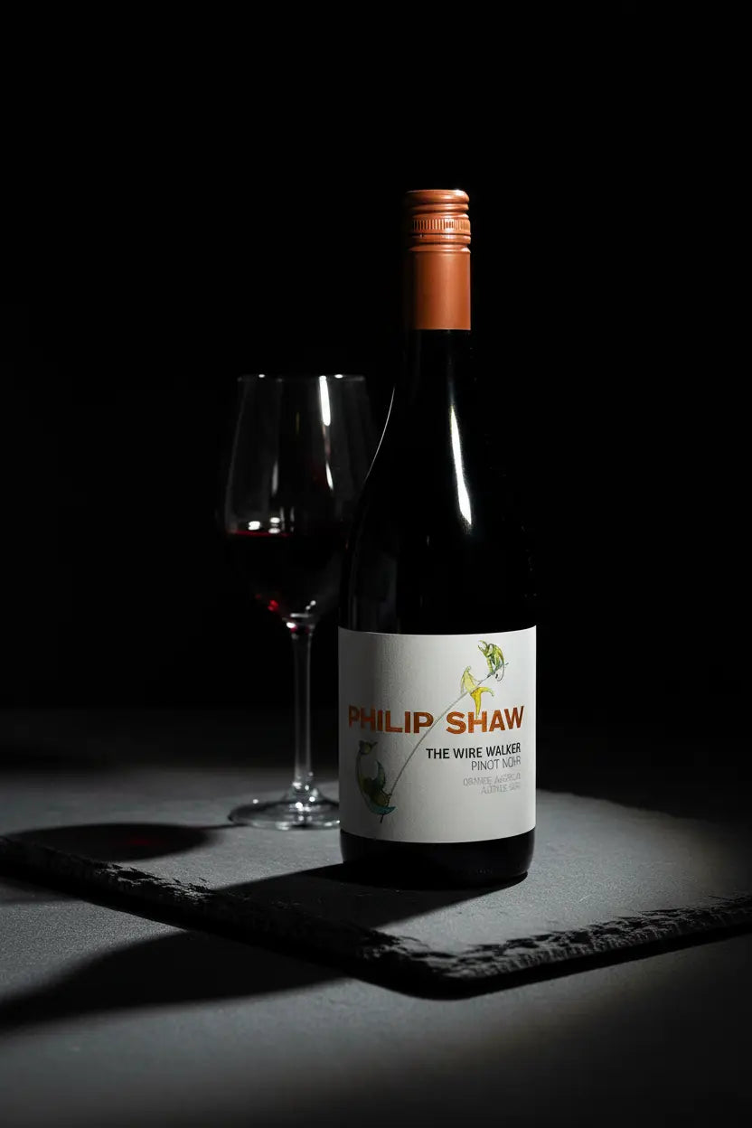 Philip Shaw The Wire Walker Pinot Noir 2025 750ml red wine bottle from Orange, NSW