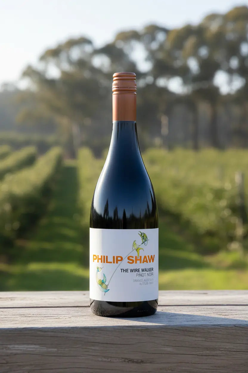 Philip Shaw The Wire Walker Pinot Noir 2025 750ml red wine bottle from Orange, NSW