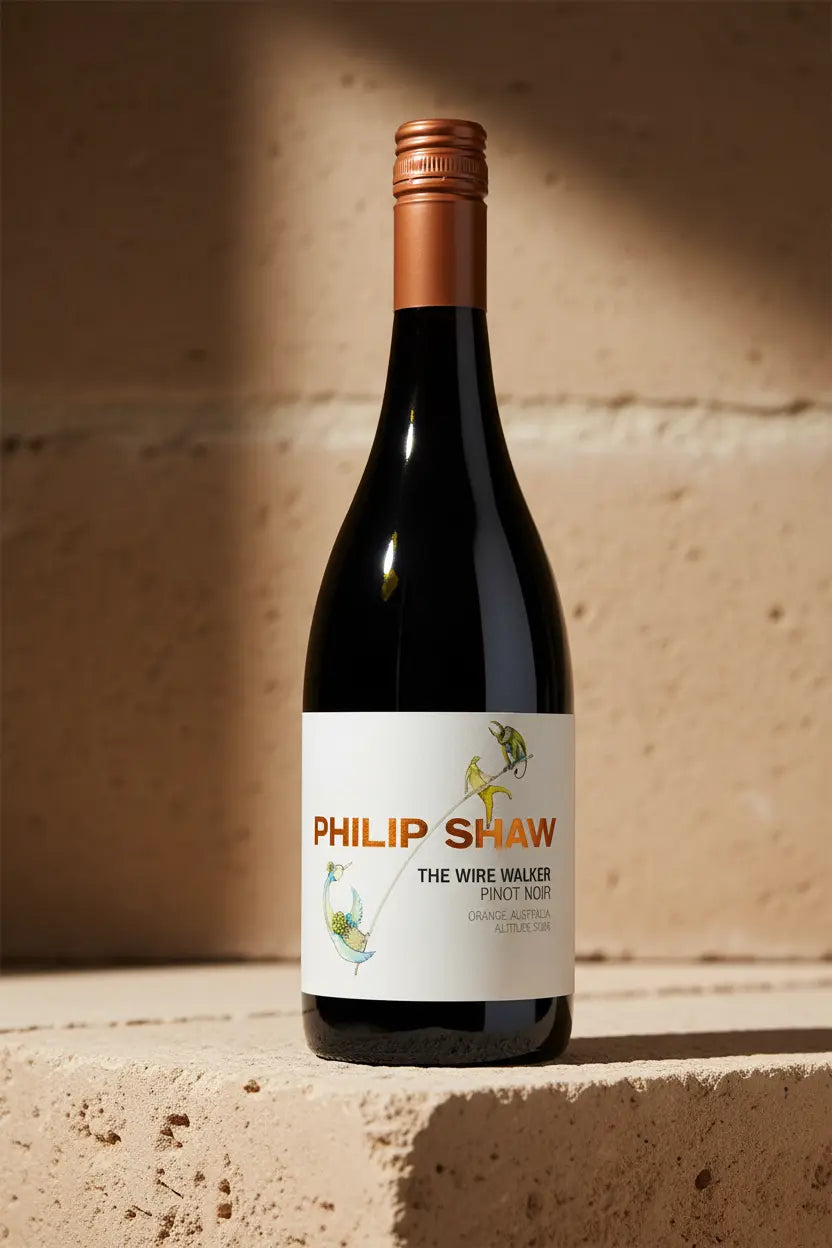 Philip Shaw The Wire Walker Pinot Noir 2025 750ml red wine bottle from Orange, NSW
