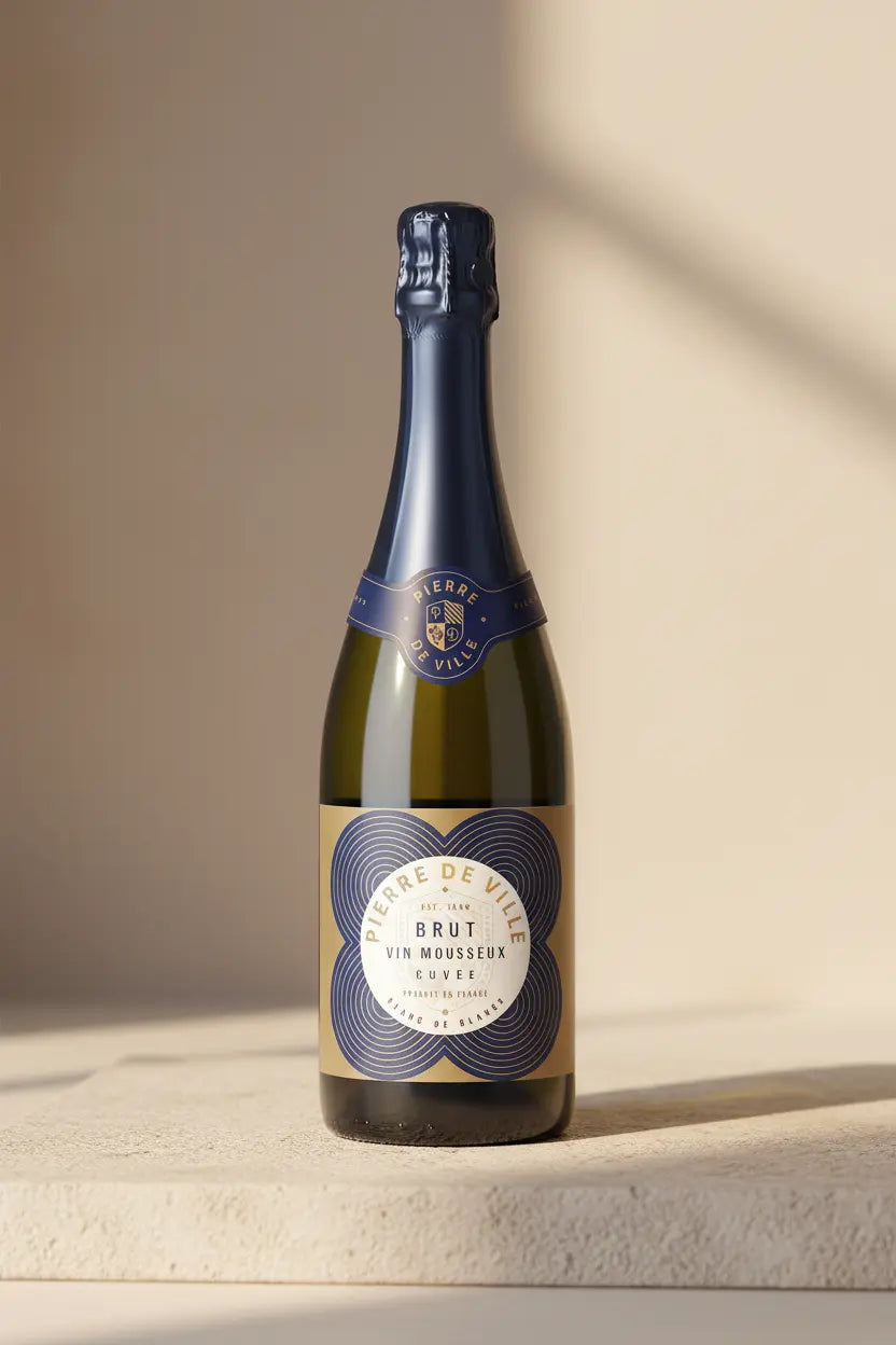 Buy Pierre Deville Brut Vin Mousseux Blanc De Blancs France 750mL online at Wine Sellers Direct's best prices.