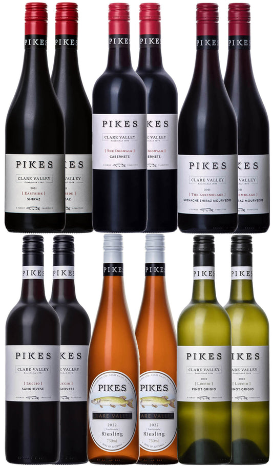Find out more, explore the range and purchase the Pikes Wines - Mixed Dozen Bundle available online at Wine Sellers Direct - Australia's independent liquor specialists.