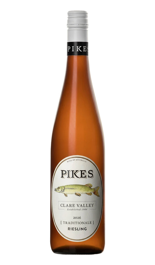 Pikes Traditionale Riesling 2026 Clare Valley South Australia white wine bottle