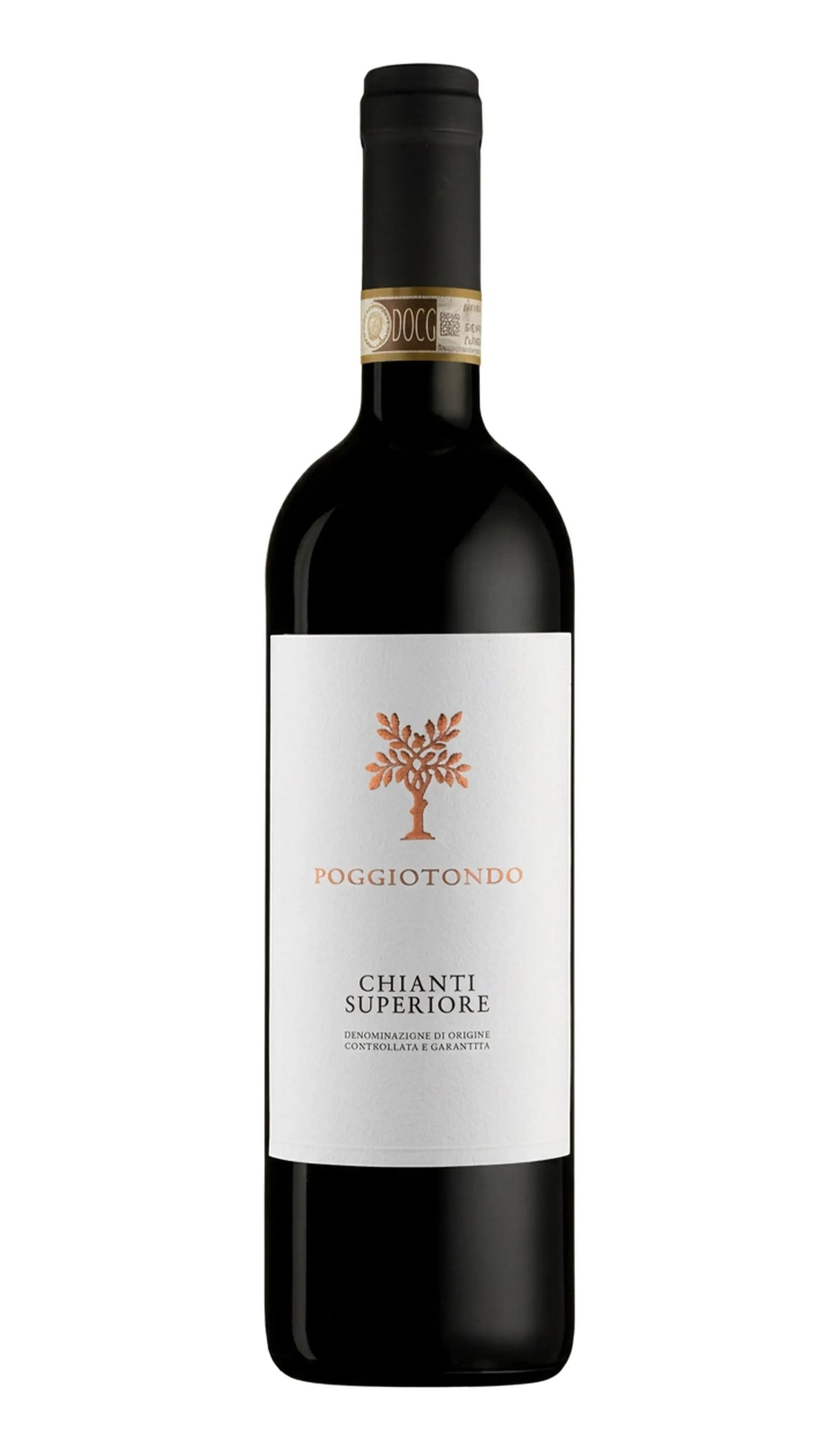 Poggiotondo Chianti Superiore Organic 2024 Tuscany Italy red wine bottle.