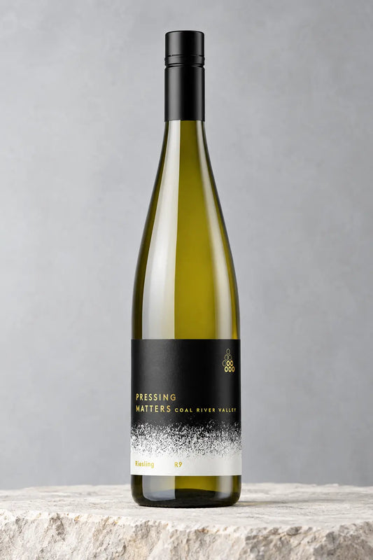 Pressing Matters R9 Riesling 2025 750ml bottle of white wine from Coal River Valley, Tasmania