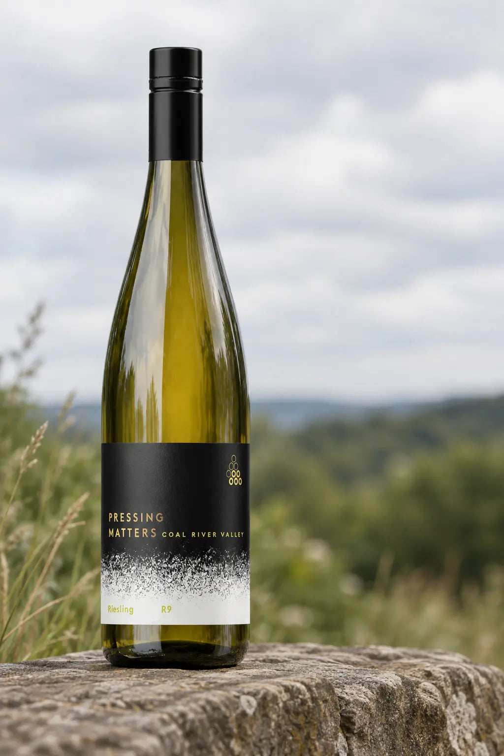 Pressing Matters R9 Riesling 2025 750ml bottle of white wine from Coal River Valley, Tasmania