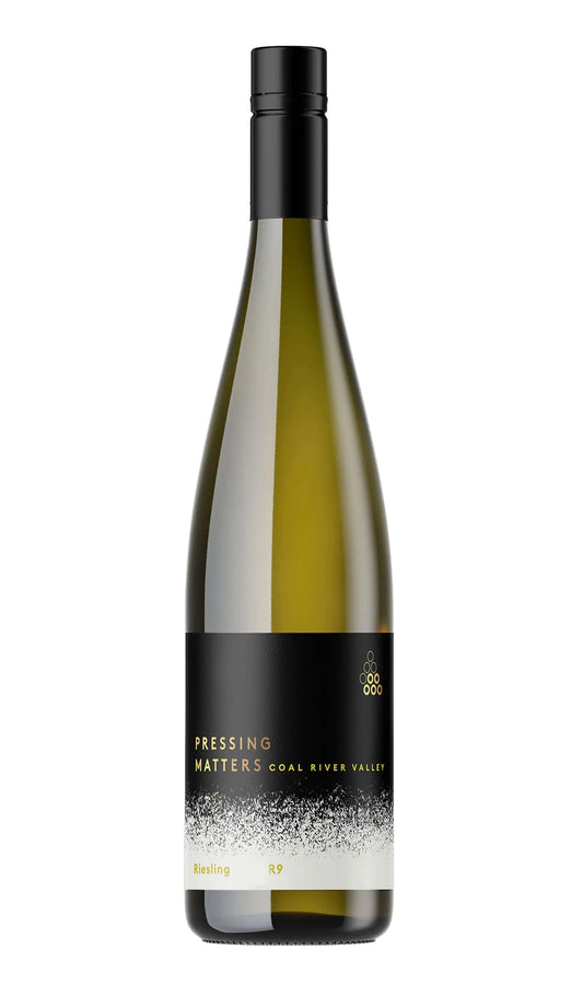 Pressing Matters R9 Riesling 2025 750ml bottle of white wine from Coal River Valley, Tasmania