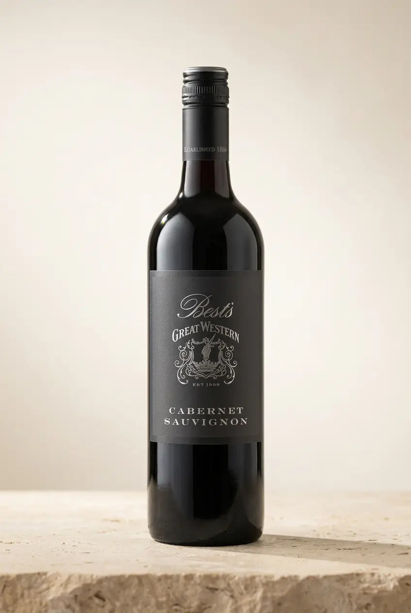 Best's Great Western Cabernet Sauvignon 2022 red wine bottle from Great Western, Victoria, Australia.