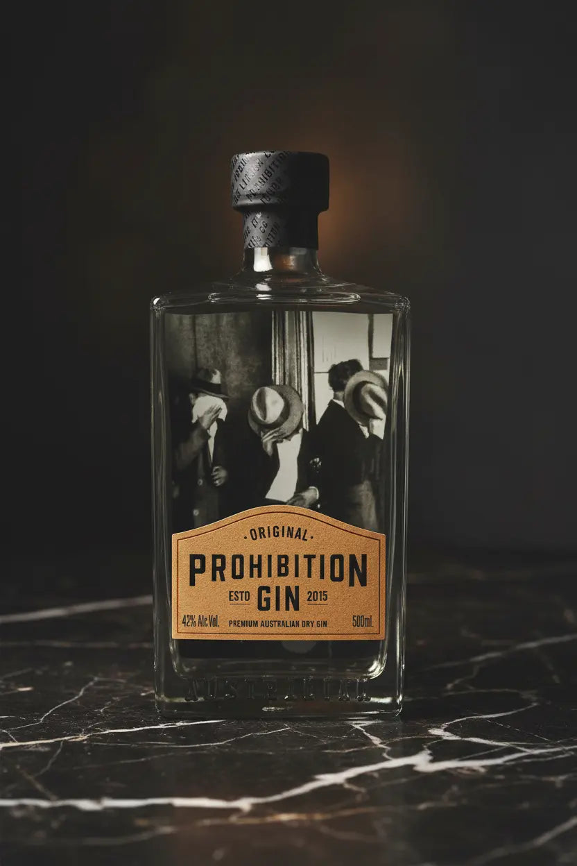 Prohibition Liquor Co. Original Gin 500ml Bottle from Adelaide, South Australia