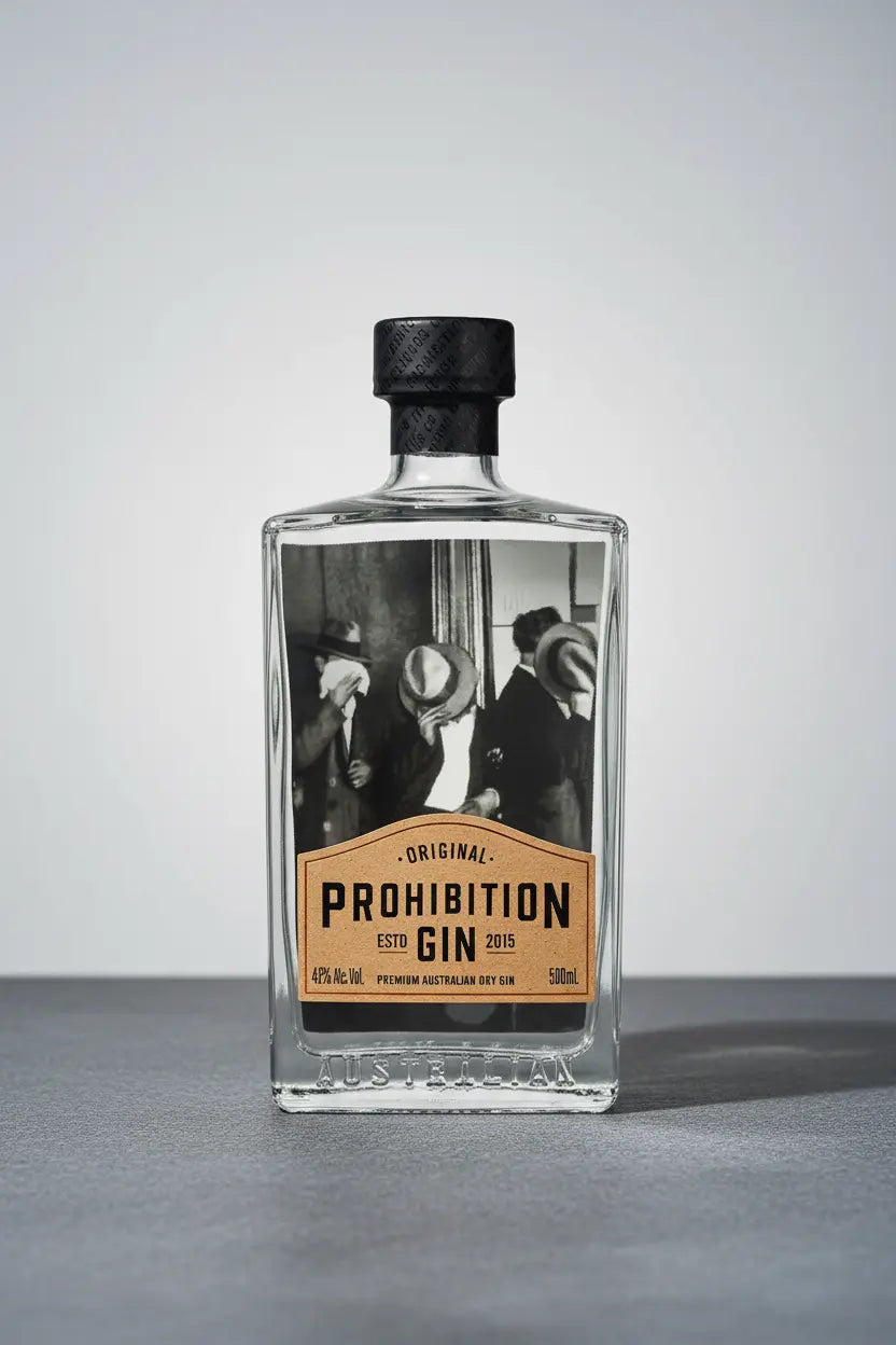 Prohibition Liquor Co. Original Gin 500ml Bottle from Adelaide, South Australia