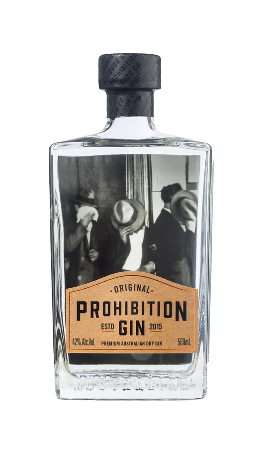Prohibition Liquor Co. Original Gin 500ml Bottle from Adelaide, South Australia