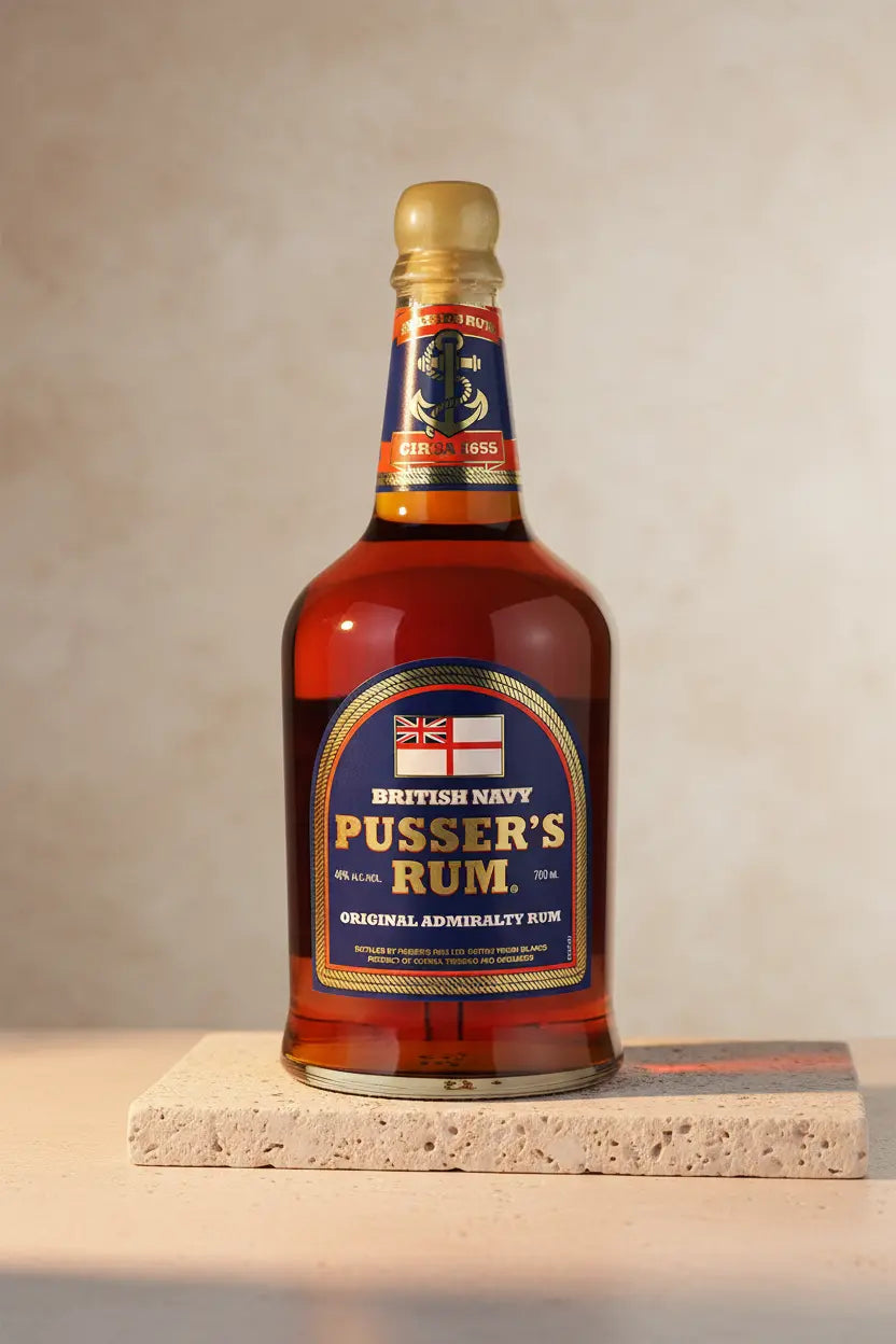 Buy Pusser's Blue Label British Navy Rum 700mL available online at Wine Sellers Direct's best prices.