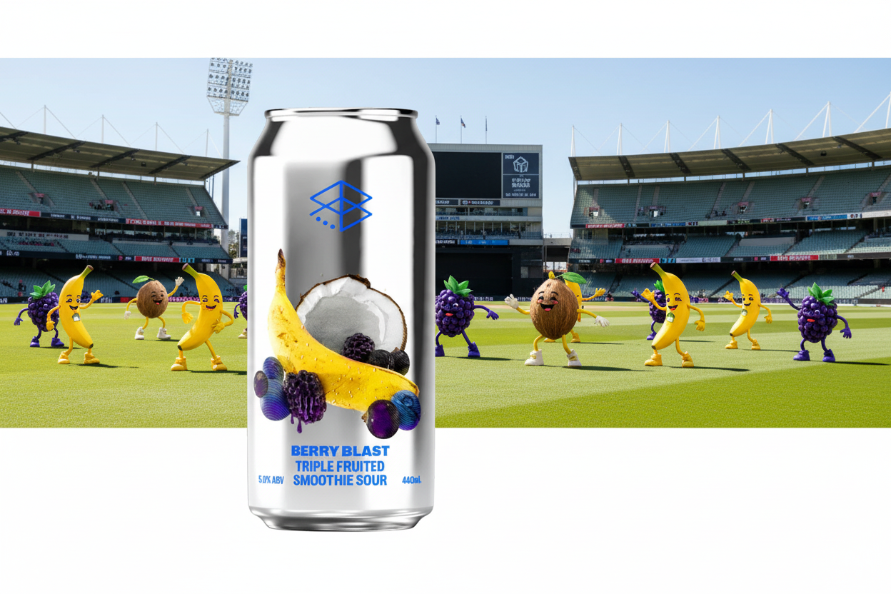 Find out more or buy Range Berry Blast Triple Fruited Smoothie Sour 440ml online at Wine Sellers Direct.