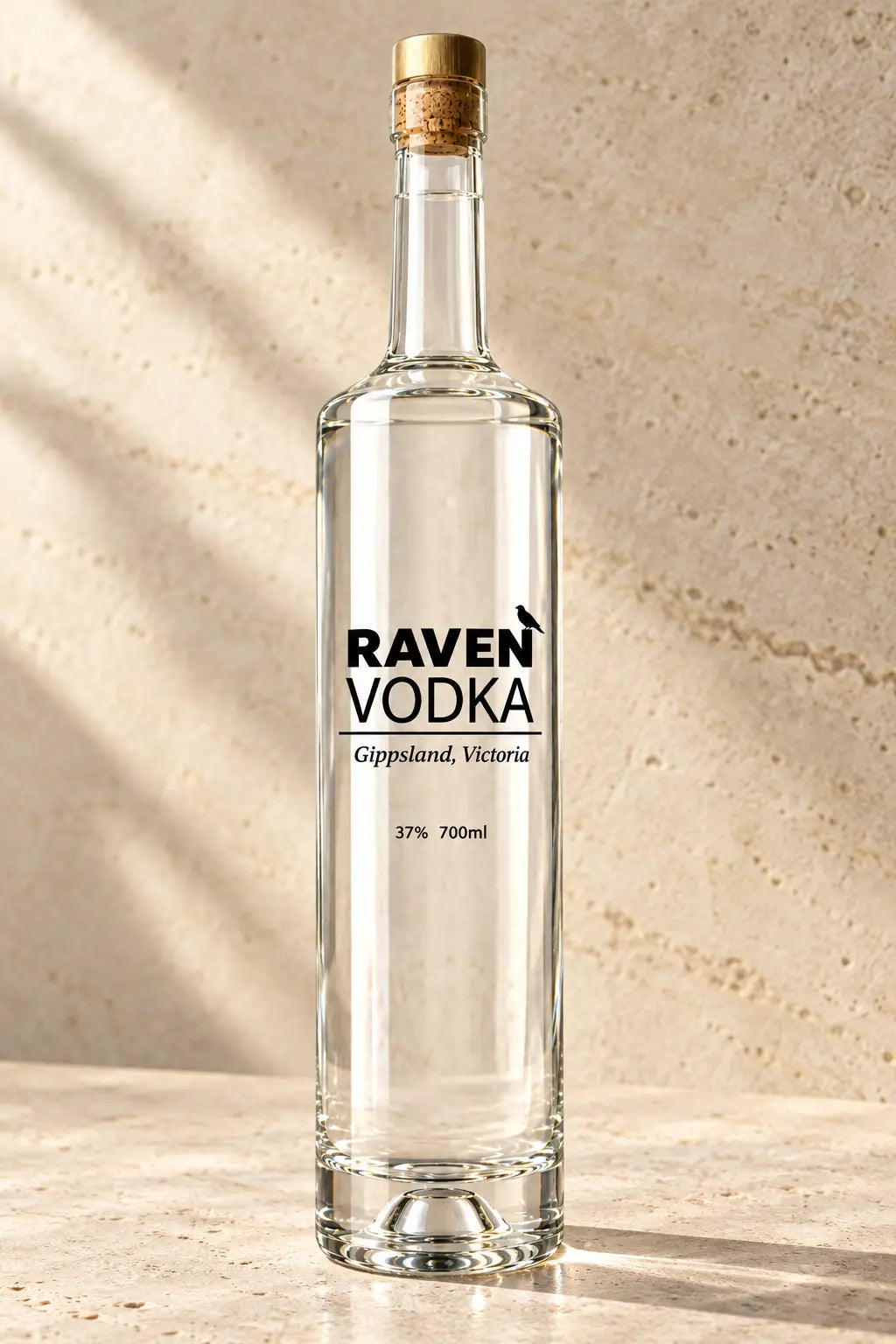 Raven Gippsland Vodka 700mL bottle from High Country Hooch